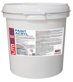 Акриловая Фасадная Краска Litotherm Paint Acril 20кг База А Белая Litokol