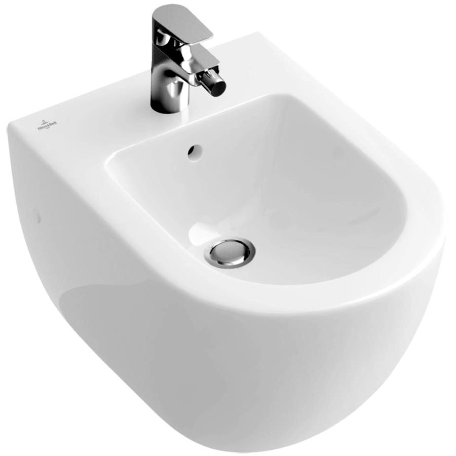 Биде Villeroy&Boch Subway 2.0 керамическое 5400 00R1 схема 1