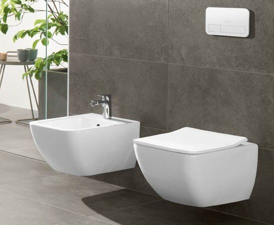 Биде Villeroy&Boch Venticello фарфоровое 4411 00R1 схема 2