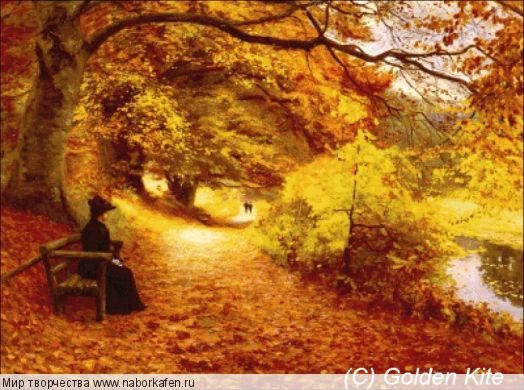 1586 A Wooded Path In Autumn (small)