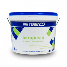 Клей для Укладки Керамической Плитки Terraco Terrapaste 15кг Дисперсионный / Террако Террапаст