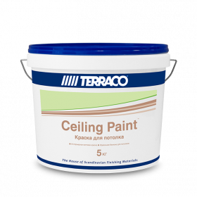 Terraco Ceiling Paint Акриловая Краска для Потолков 5кг