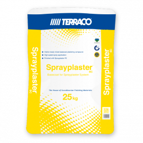 Terraco Sprayplaster BC Усиленная Полимером Базовая Штукатурка для Механизированного Нанесения 25кг