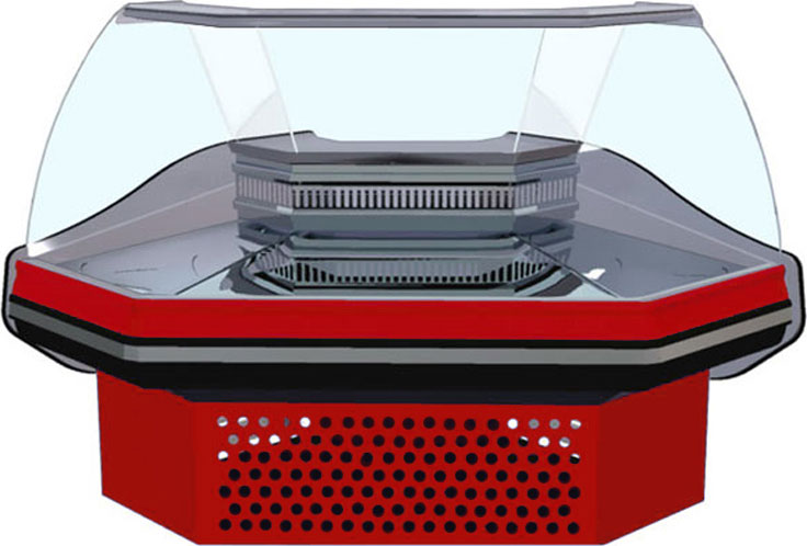 Холодильная витрина Ариада ВС 5 УН (внеш. угол)