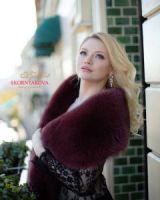 Меховой палантин купить в меховом салоне в Москве фото