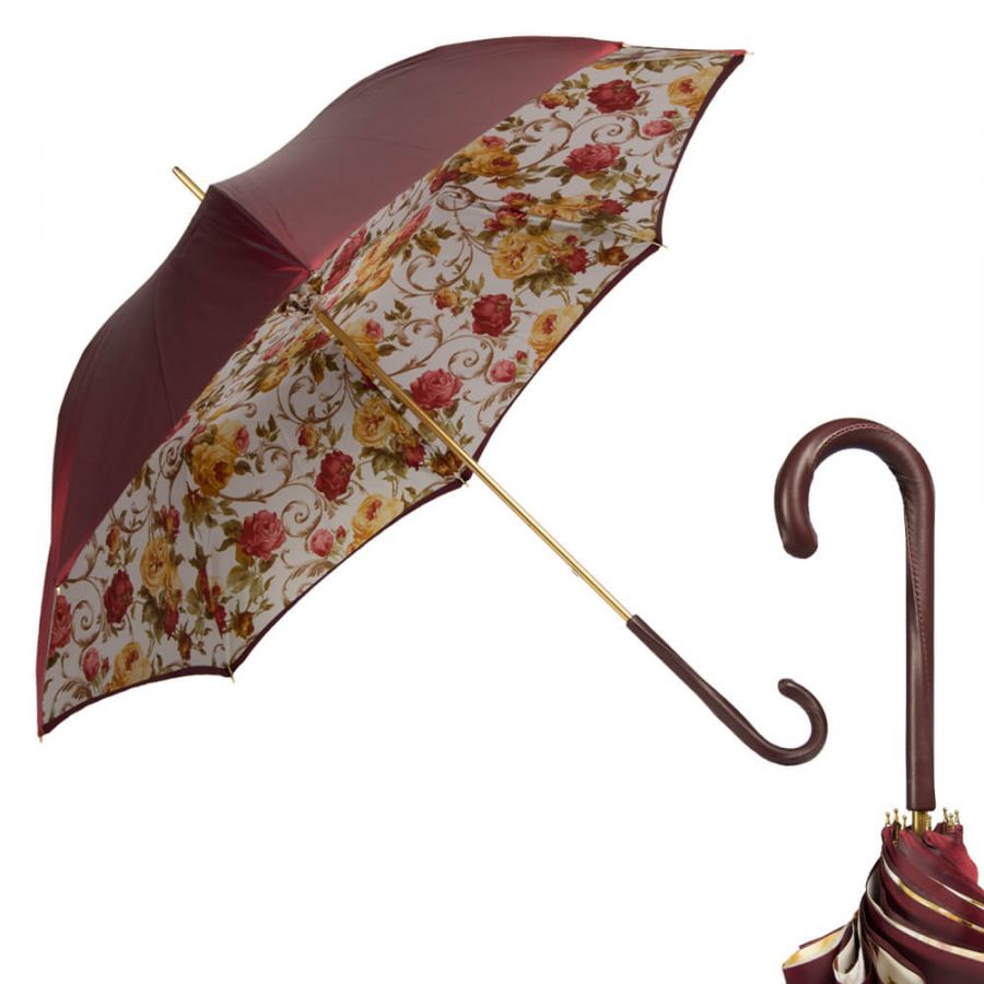 Зонт-трость Pasotti Bordo Roses Original
