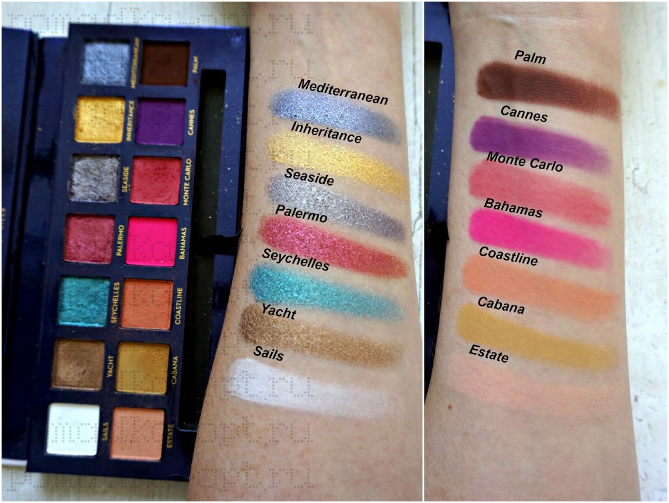 Anastasia Beverly HIlls Riviera Palette Review