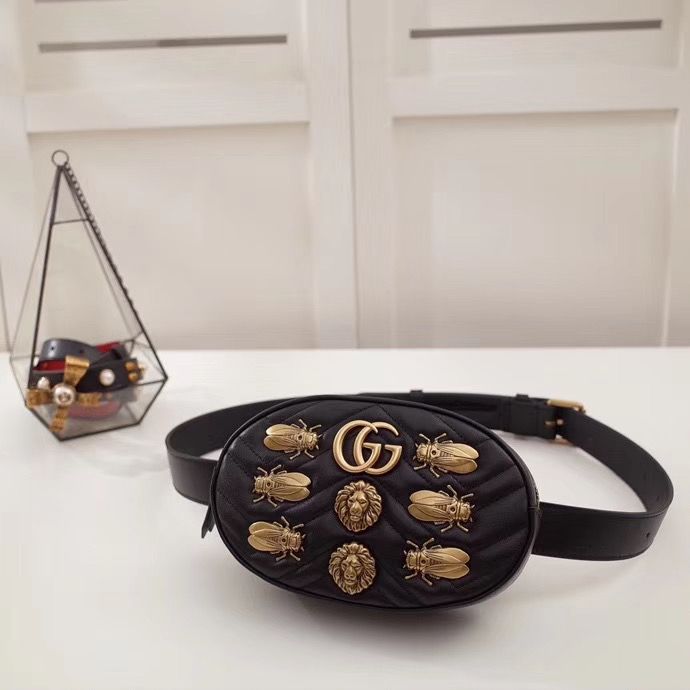 Поясная сумка Gucci Marmont GG