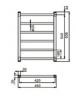 Белый водяной полотенцесушитель Zehnder Stalox STX-060-045 45x60,8 с универсальным подключением ФОТО