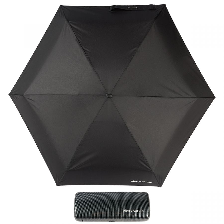 Зонт складной Pierre Cardin 83701-OM Supermini Flat Black