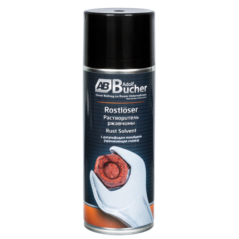 Adolf Bucher Аэрозольный растворитель ржавчины с молибденом, объем 520мл.