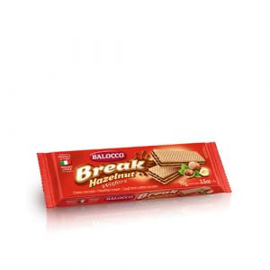 Вафли с ореховым кремом Balocco Break Hazelnut Wafers 90 г Италия