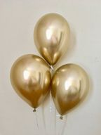 Шар (12''/30 см) Хром Золото