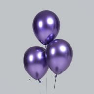 Шар (12''/30 см) Хром Фиолетовый