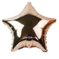 Шар (18/45) Звезда, Розовое золото.