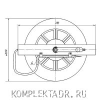 Схема барабана заземления БЗ-30.01