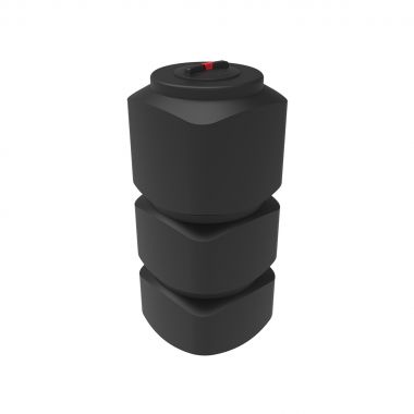 Емкость для воды L 750 литров черная пластиковая