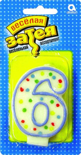 СВЕЧА ЦИФРА «6»