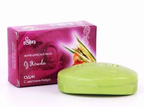 Мыло аюрведическое Одж с цветками Кевра | 100 г | Oj Kewda Soap