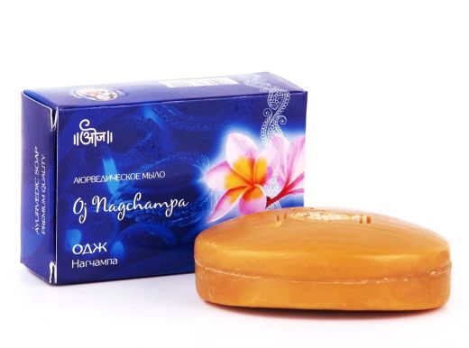 Мыло аюрведическое Одж Нагчампа | 100 г | Oj Nagchampa Soap