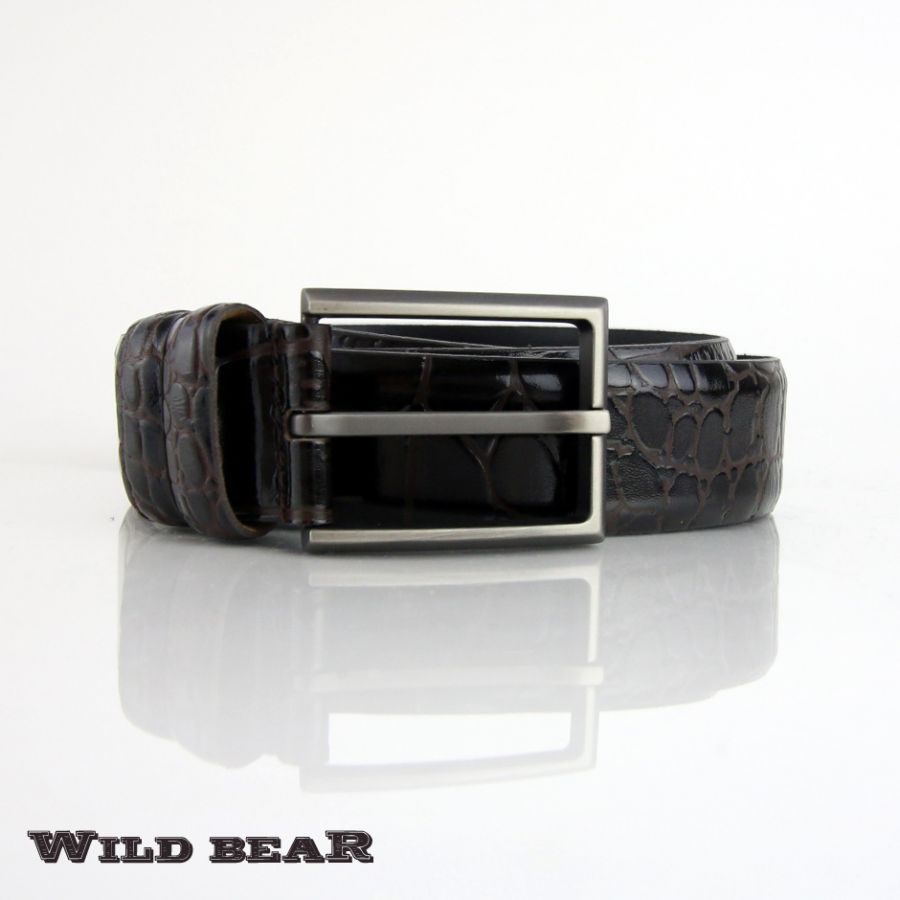 Ремень WILD BEAR RM-001m Brown (в кожаном чехле)