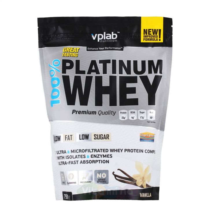 VPLab 100% Platinum Whey, 750 гр