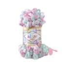 Пряжа PUFFY COLOR Alize цвет 6052