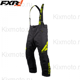 Полукомбинезон FXR Сlutch FX - Black/Hi-Vis мод. 2019