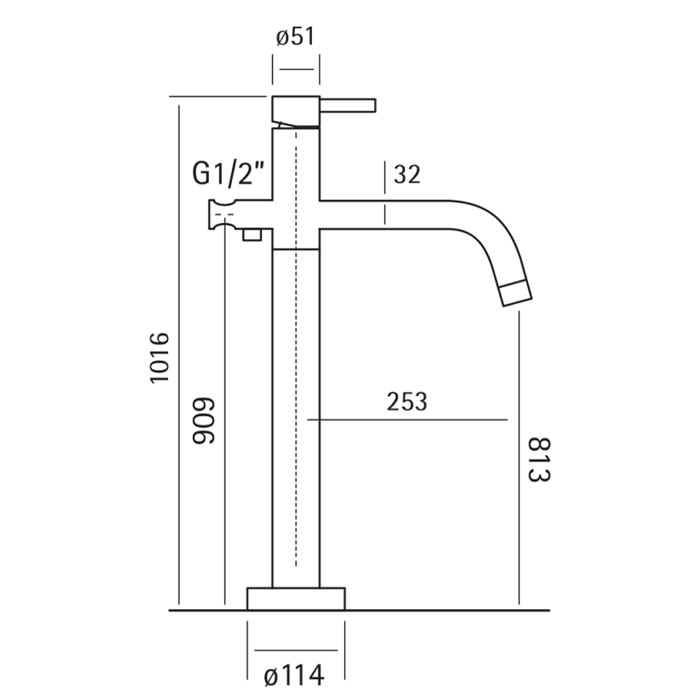 Смеситель для ванны Cisal Xion XI004204 ФОТО