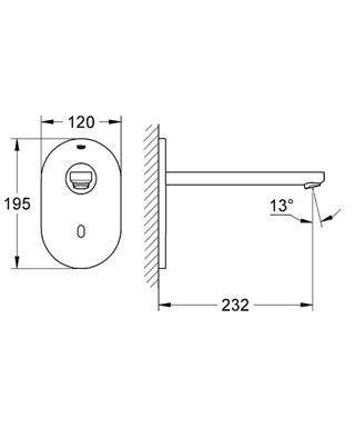 Автоматический сенсорный смеситель Grohe Eurosmart Cosmopolitan Е 36334SD0 ФОТО