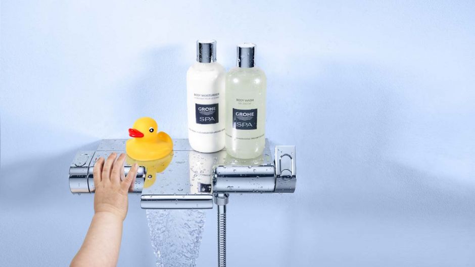 Смеситель Grohe Grohtherm 2000 для ванны и душа 34174001 ФОТО