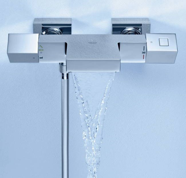 Смеситель Grohe Grohtherm Cube для ванны 34502000 ФОТО