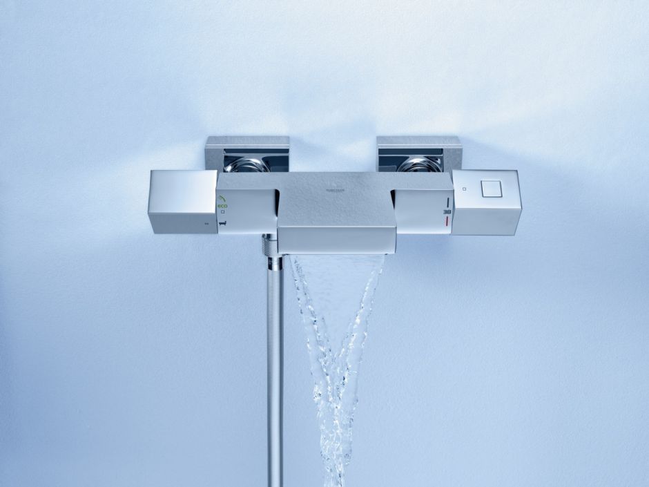 Смеситель Grohe Grohtherm Cube для ванны 34497000 ФОТО