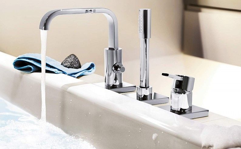 Смеситель Grohe Allure для раковины на 3 отверстия 20188000 схема 4