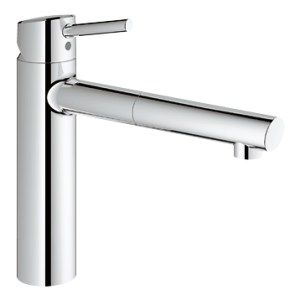 Смеситель Grohe Concetto New для кухни с выдвижным изливом 31129001 схема 1