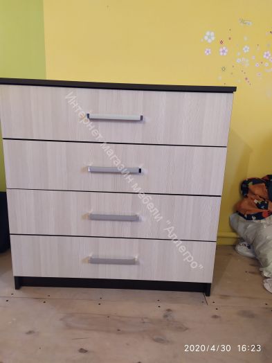 Комод "Фиеста" 850 с 4-мя ящиками