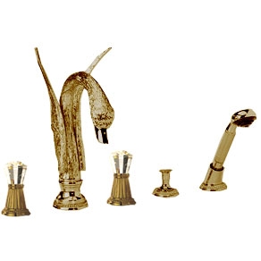 Изображение Смеситель Jado Perlrand Cristal для ванны и душа H3981A4