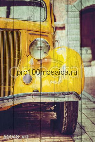 80048 Картина на досках серия RETRO