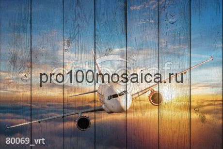 80069 Картина на досках серия АВИАЦИЯ