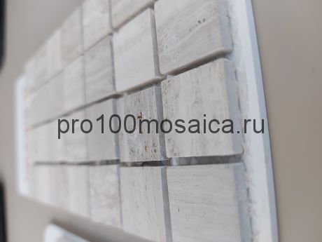 SGY1204P Travertino Silver 20*20*4 POL Мозаика серия Stone, размер, мм: 305*305 (IMAGINE!Lab)