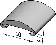 ПОРУЧНИ П40Х4