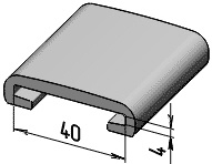 Поручень ПЛ 40*4