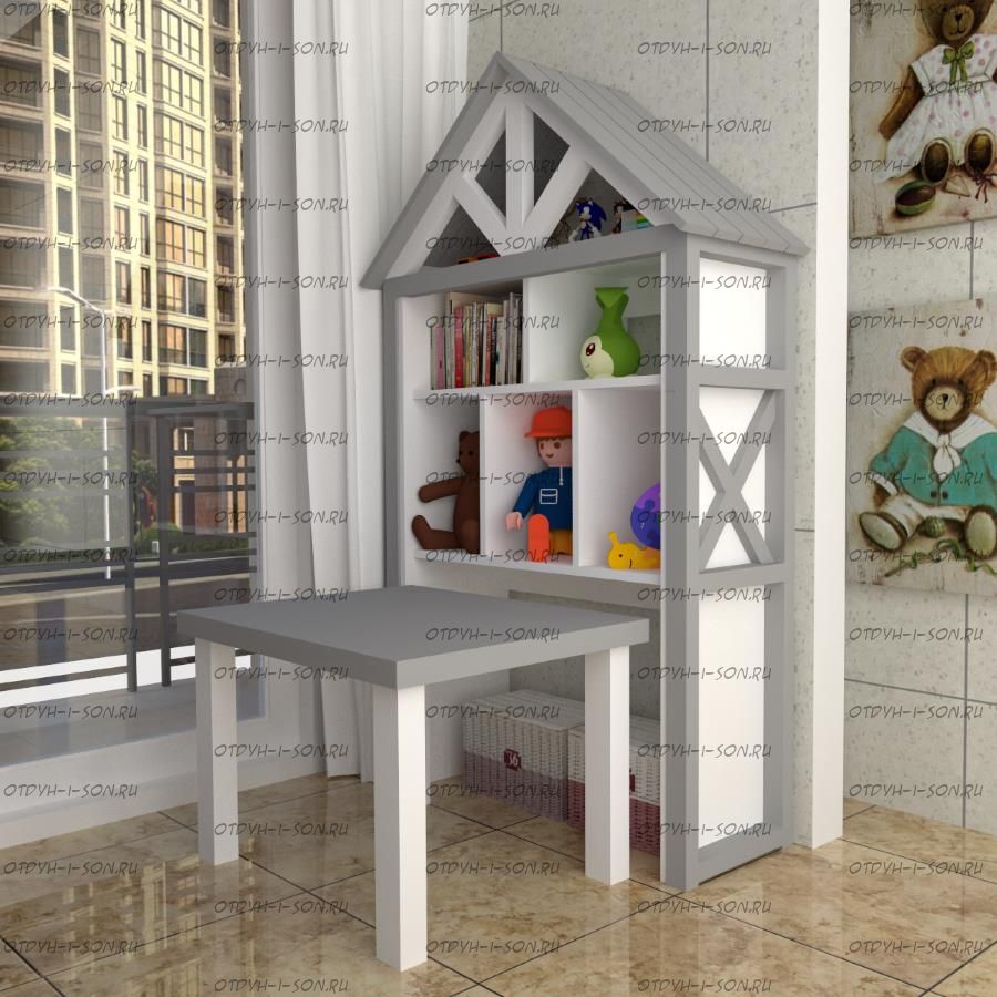 Шкаф-Домик, массив №8 (любые размеры)