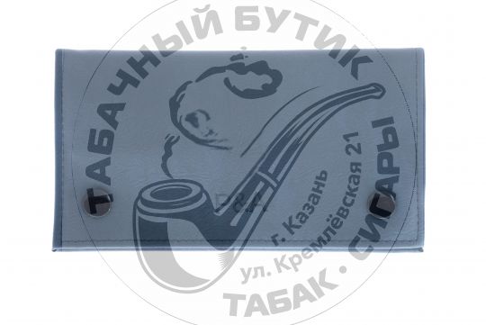 Кисет P&A для самокруток, экокожа, синий