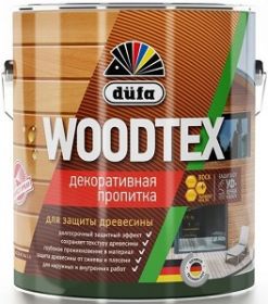 Пропитка Dufa Woodtex 9л для Дерева Алкидная с Твердым Воском в Составе / Дюфа Вудтекс