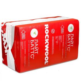 Утеплитель Rockwool ЛайтБаттс (от фуры) 1000*600*50мм, 6.00м2, 0.300м3 (37 кг/м3)