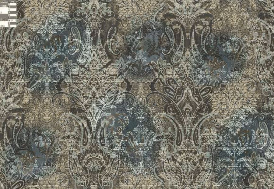 Арбен, Принт DELLI PEACOCK, только оптом, более 100 метров