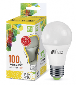 Лампа сд LED-A60-std 11Вт 230В Е27 3000К 990Лм ASD