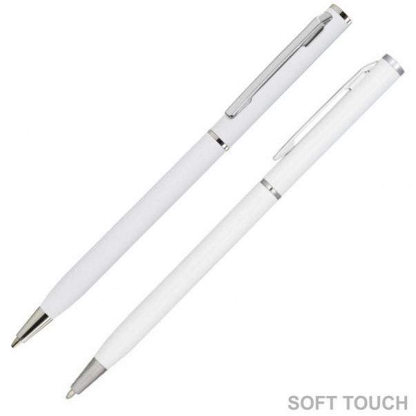 Белые ручки Rum с soft touch покрытием