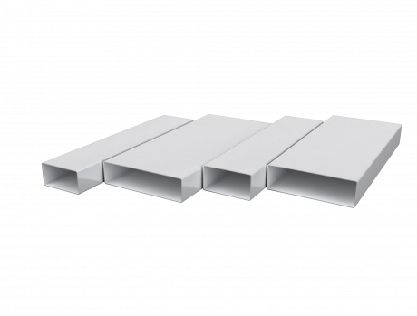 Воздуховод прямоугольный 55х110, L=0,5м, ПВХ